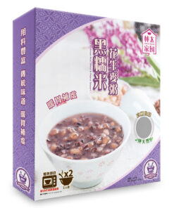 黑糯米花生麥粥